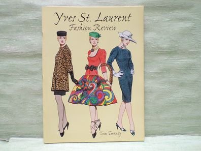Yves St Laurent Fashion Review Tom Tierney Paper-Dolls-Heft doverpublications