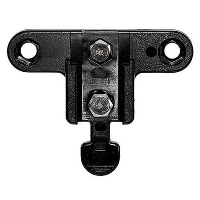 Halter für Blinklicht, Smart, schwarz, Gepäckträgermontage, Messingschlager, 220868