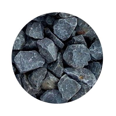 Best For Garden | Basaltsplitt 63-120 mm | Schwarzer Ziersplitt für Garten & Wege