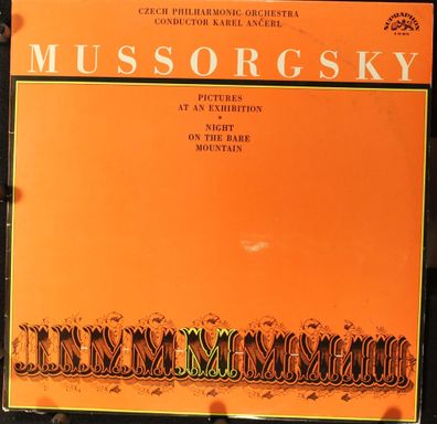 Supraphon 1 10 0570 - Modest Mussorgsky, The Czech Philharmonic Orchestra, Karel