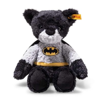 Steiff Teddybär Batman 29cm schwarz grau gelb 114212 Teddy Bär