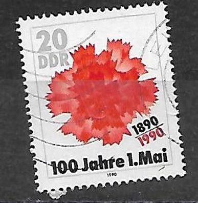 DDR gestempelt Michel-Nummer 3323