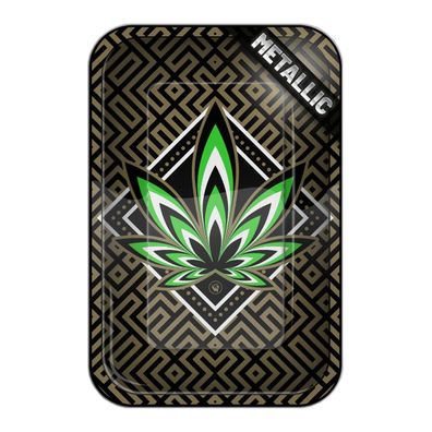 FIRE-FLOW Drehunterlage Small - Leaves 34 4/4 - Rolling Tray/Stopfunterlage