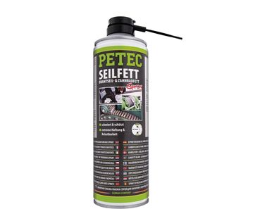 Petec Seilfett, Drahtseil- & Zahnradfett Spray Spray