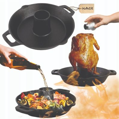 Ständer Form Pfanne Bräter Halter Rost zum Braten eines ganzen Hähnchens