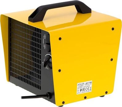 Heizgerät Keramik 3000W AD7740 Thermostat Überhitzungsschutz Metall-Gehäuse Gelb