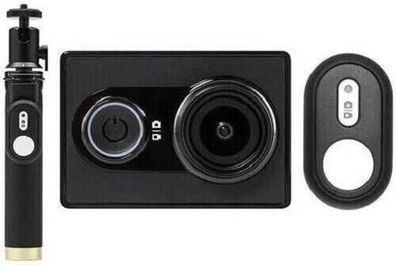YI Action Kamera Set 16 MP Full HD 1080P + Selfie Stick + Bluetooth-Fernbedinung