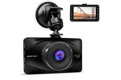 Apeman Dashcam C570 Full HD Video Recorder, 170 Grad Weitwinkelobjektiv, Loop, G