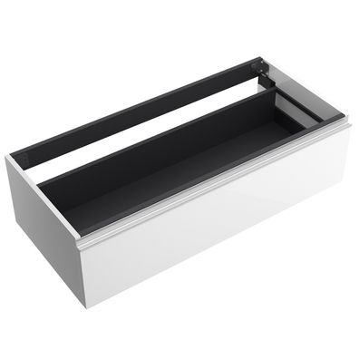 Salgar Schrankelement wandhängend SPIRIT 1200 1 Metallschublade mit Softeinzug WHITE