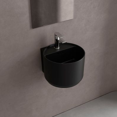 Salgar Waschbecken Monolith MINI MATT-SCHWARZ Ø 365 x 380 mm