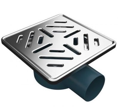 Bodenablauf Ablaufrinne Dusch Ablauf 15x15 cm Duschrinne Badablauf Siphon für Bad