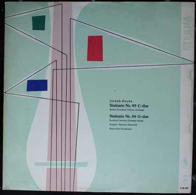 Eterna 8 20 047 - Joseph Haydn, Hermann Abendroth, Rundfunk-Sinfonieorchester Be