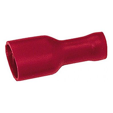 Flachsteckhülse Vollisolierter Quetschve 0,5 - 1,0 mm&sup2; rot (HELLA), Abgabe