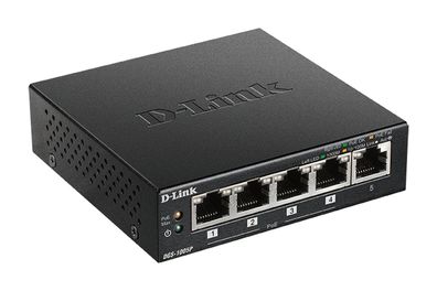 D-Link DGS 1005P - Switch - 5 x 10/100/1000 (4 PoE+)