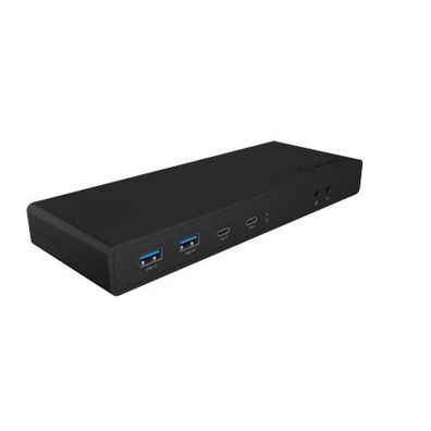 IB-DK2245AC 13-in-1 Dockingstation, 2xDP, 2xHDI, USB, LAN, USB-C, PD bis zu 60W