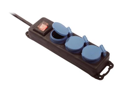 AS Schwabe Mehrfachverteiler Steckdosenleiste, Gew 3-fach