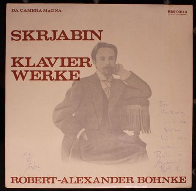 Da Camera Magna SM 93119 - Alexander Scriabin, Robert Alexander Bohnke - Klavier