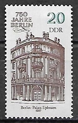 DDR postfrisch Michel-Nummer 3071