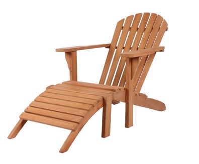 Teakholz Gartenliege/Sessel - bene living - Adirondack Montreal