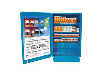 Philips Lampenschrank Metallgehäuse, bes 250-tlg