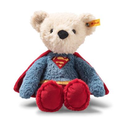 Steiff Teddybär Superman 29cm rot blau gelb 114229 Teddy Bär