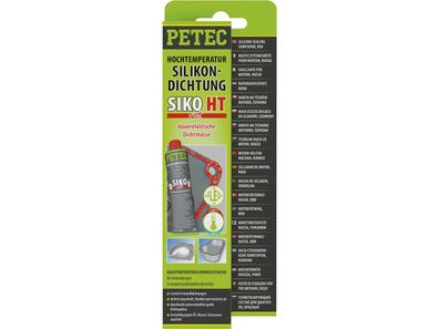 Petec Hochtemperatur-Silikondichtung, SIKO rot Tube