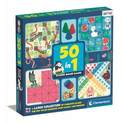 Clementoni Satz klassischer Brettspiele 50v1