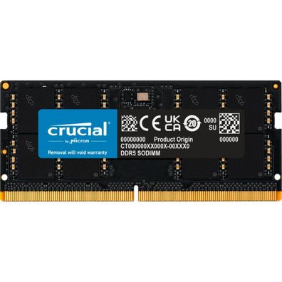 SO-DIMM 32 GB DDR5-5600 (schwarz, CT32G56C46S5)