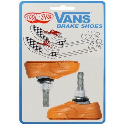 Bremsschuh V-Brake BMX, T7 Vans orange, Kool-Stop, VO