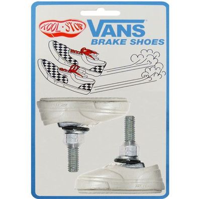 Bremsschuh V-Brake BMX, T7 Vans weiss, Kool-Stop, T7-VW