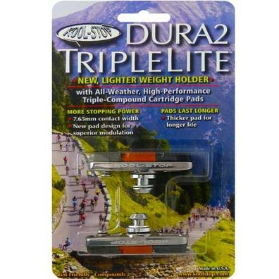 Bremsschuh Road tauschbar, -Dura 2- triple compound, Kool-Stop, H11-470