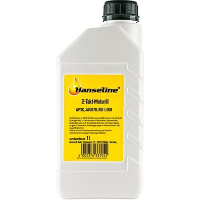 Zweitakt-Motoröl, Flasche 1 Liter, Hanseline, 303705