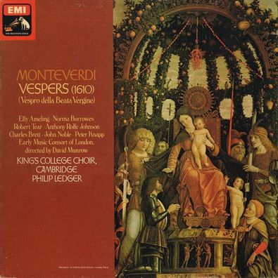 His Master's Voice SLS 5064 - Claudio Monteverdi, Elly Ameling, Norma Burrowes,
