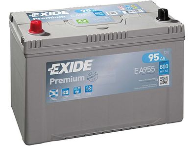 EXIDE Starterbatterie "Premium" 30 % ext "EA955"