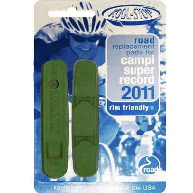 Bremsgummi Road -Campa SR-, R15 grün / keramik, Kool-Stop, R15-SRC
