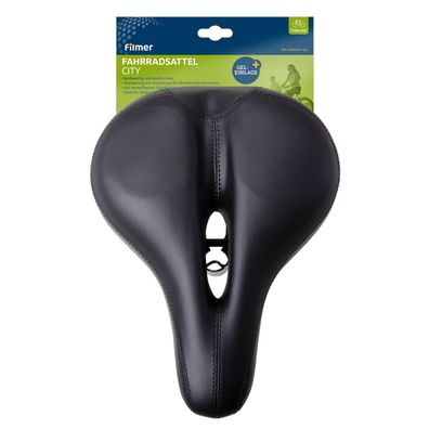 Filmer 47.046 Fahrradsattel Touren mit Geleinlage inkl. Sattelkloben