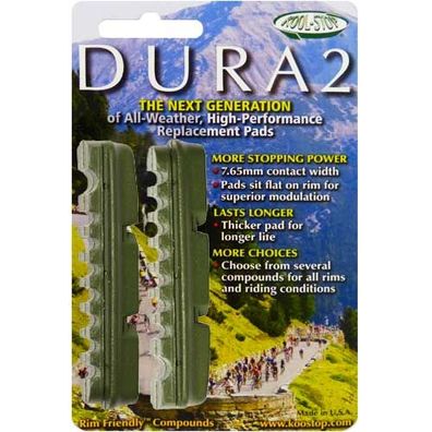 Bremsgummi Road -Dura2-, R7 grün / keramik, Kool-Stop, R7-576