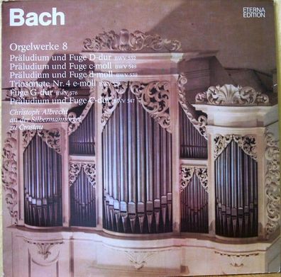 Eterna 8 25 759 - Johann Sebastian Bach, Christoph Albrecht - Orgelwerke 8 (Prä