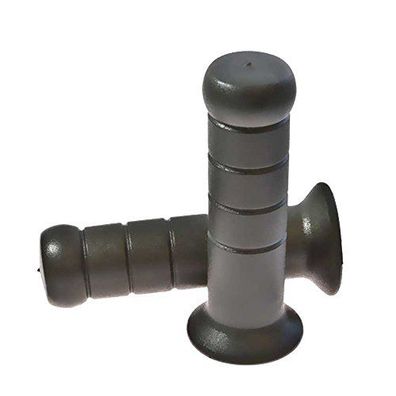 DOMINO Griffgummi "Piaggio Style" Paar, Ø 22/24 mm schwarz, 122 m