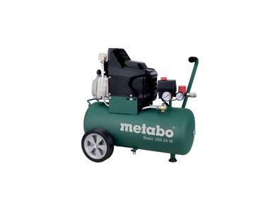 METABO Kompressor "Basic 250-24 W" Ölgeschmierter grün / schwarz