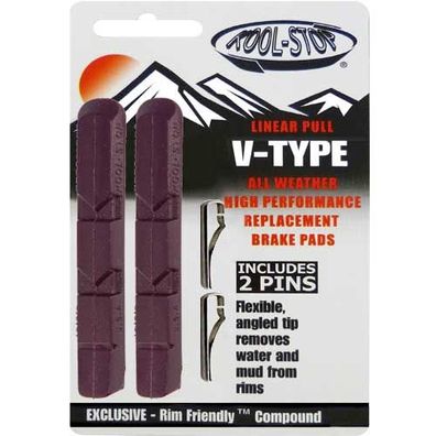 Bremsgummi -V-Brake-, R1 purple, Kool-Stop, R1-LPVBP