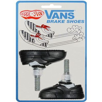 Bremsschuh V-Brake BMX, T7 Vans schwarz, Kool-Stop, VBLK