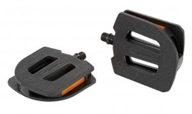 Ergotec Pedal "EP-S" SB-verpackt, 9/16", Kunststof schwarz