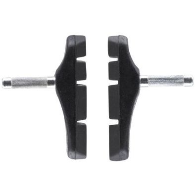 Bremsschuh Promax, Cantilever, Stift, asymm, schwarz, 70 mm, 2 Paar, Messingschlag