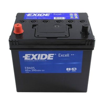 EXIDE Starterbatterie "Excell" CA-CA, Ma "EB605"