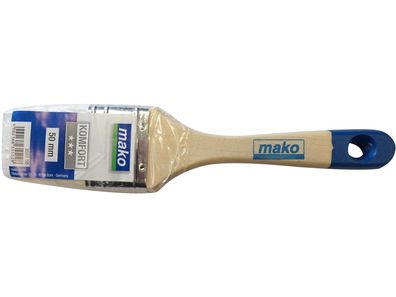 MAKO Flachpinsel Für Lacke, Naturholzsti 50 x 14 mm