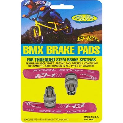 Bremsschuh V-Brake BMX Contour, T6 pink, Kool-Stop, T6-BMXPK