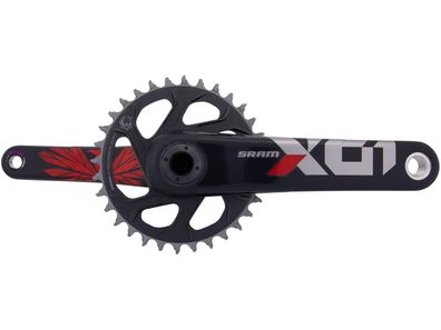 SRAM Kettenradgarnitur "X01 Eagle" 1-fach, DUB, oh 32 Zähne, Boos