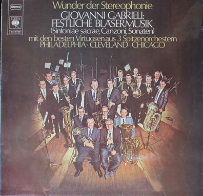CBS S 72729 - Giovanni Gabrieli, Philadelphia Brass Ensemble, Cleveland Brass En