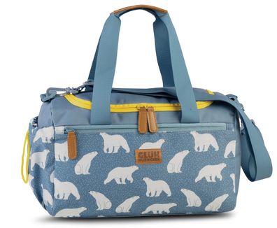 Glühwürmchen Kindersporttasche * graublau